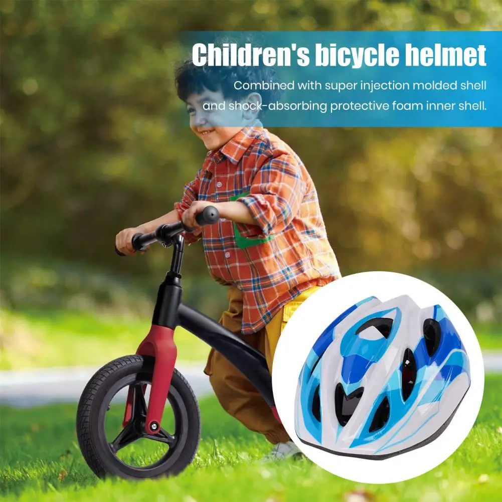 

Lightweight Helmet Kids Helmet Ultralight Children's Bike Helmet Hollow Breathable Impact Resistant Ensuring Shock Absorption