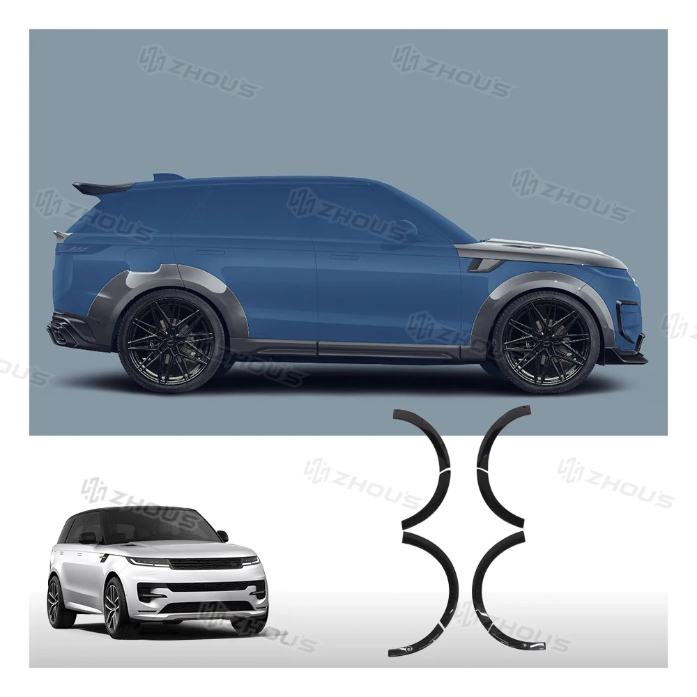 

Zhous Design Car Body Modification Accessories Fender Flares Carbon Fiber Wheel Arch for Land Rover Range Rover Sport L461