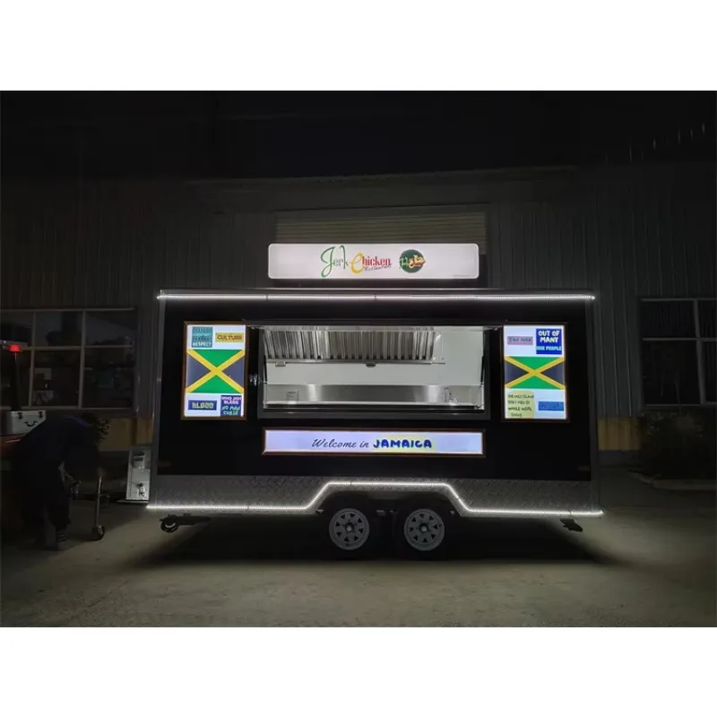 Popular Multifunctional Custom Mobile Food Truck, Commercial Street Juice Trailer & Food Truck Supplies