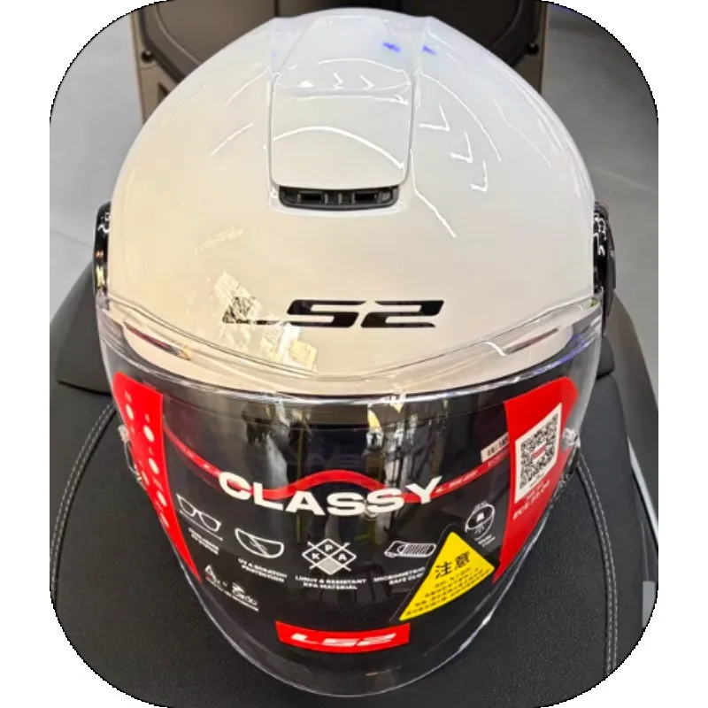 LS2 OF620 كلاسيك خوذة دراجة نارية عدسة OF620 خوذة أقنعة سوداء عدسة خوذة الملحقات