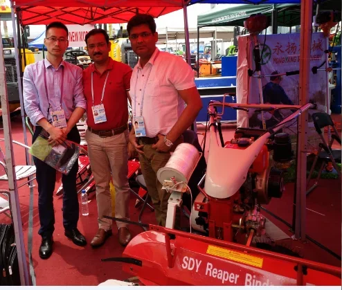 Mini Tractor Wheat Rice Reaper Manual Farm Maize Weeding Equipment Harvester Farming Equipment