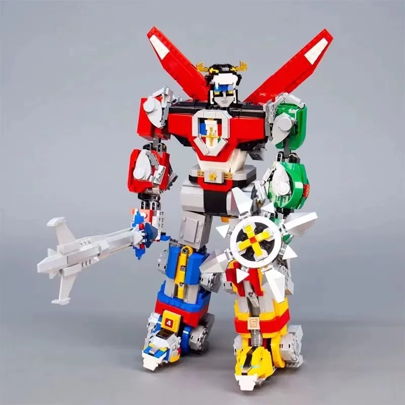 5 In 1 Transformers Action Figures Toys Voltron Deformable Model Defender Of The Universe Building Blocks Toys Christmas Gifts