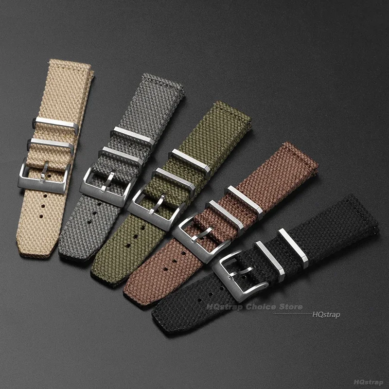 Correa de nailon de alta calidad para reloj Omega, correa de reloj informal militar, pulsera deportiva del ejército, correa de repuesto para Seiko de 20mm y 22mm