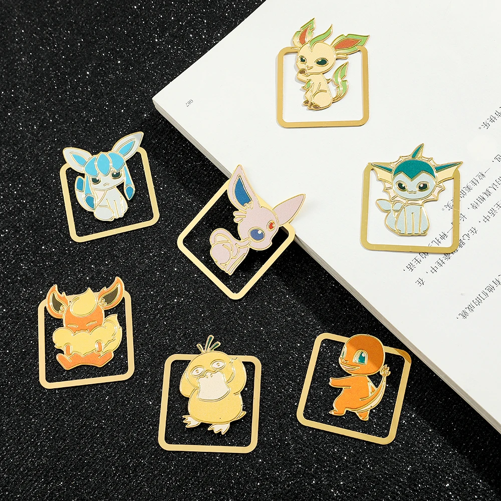 Creative cartoon pet hollow square book clip bookmark, exquisite and simple, suitable for students to study and work.