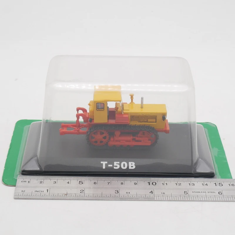 

Diecast Ixo 1:43 Scale T-50B Soviet Tracked Tractor Model Alloy Car Model Collectible Toy Gift Souvenir Display Ornament