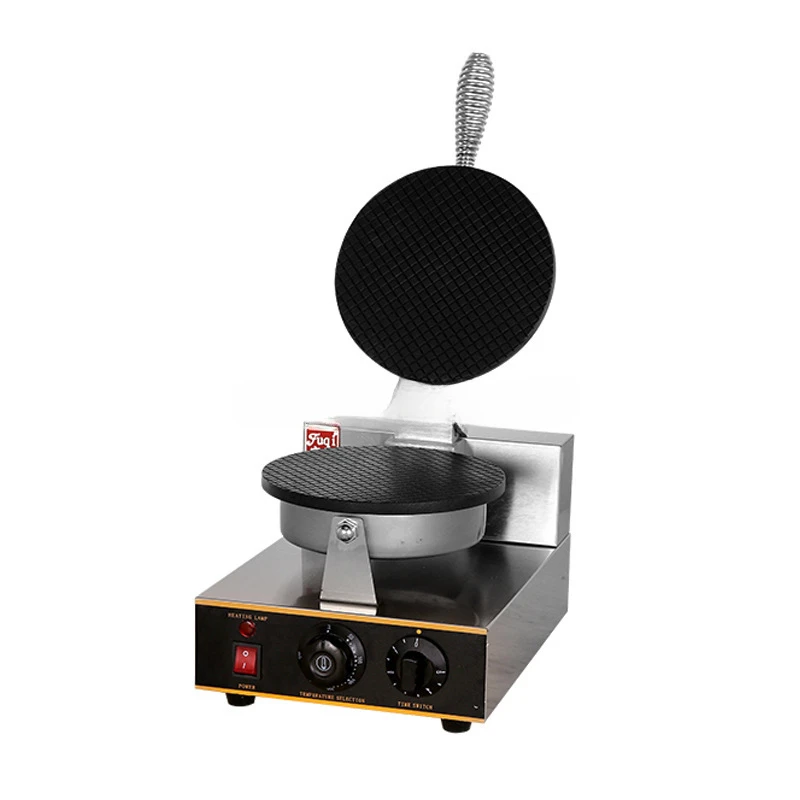 Non Stick Single Head 110V/ 220V Electric egg Roll Biscuit Machine Commercial Crispy Egg Roll Machine