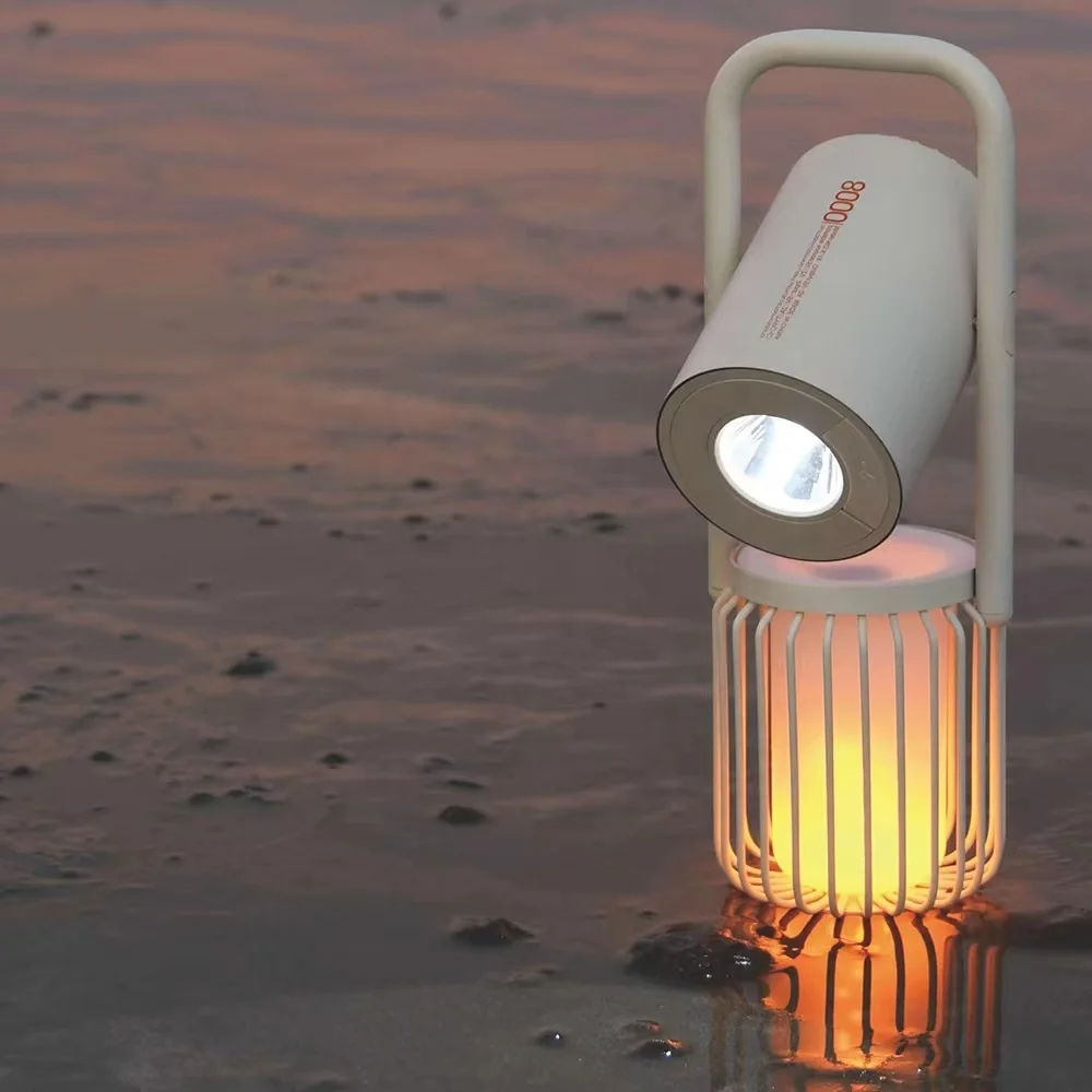 Camping Lanterns Rechargeable Power Stepless Dimming  Vintage Camping Light LED Rechargeable Switch Control Night Light view 2