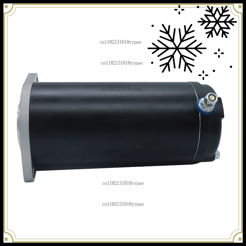 12V DC motor, 1.2KW permanent magnet brushed motor, double terminals