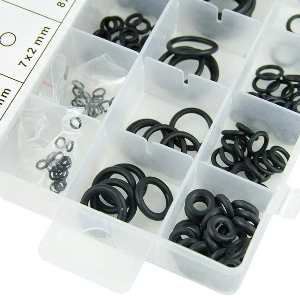 419/225-teiliges Set, universelles O-Ring-Sortiment, Größe 32, Nitril-Gummi-Ring-Dichtung, O-Ring-Dichtung für die Reparatur von Sanitär-Automobil-Wasserhahn – Detail 16