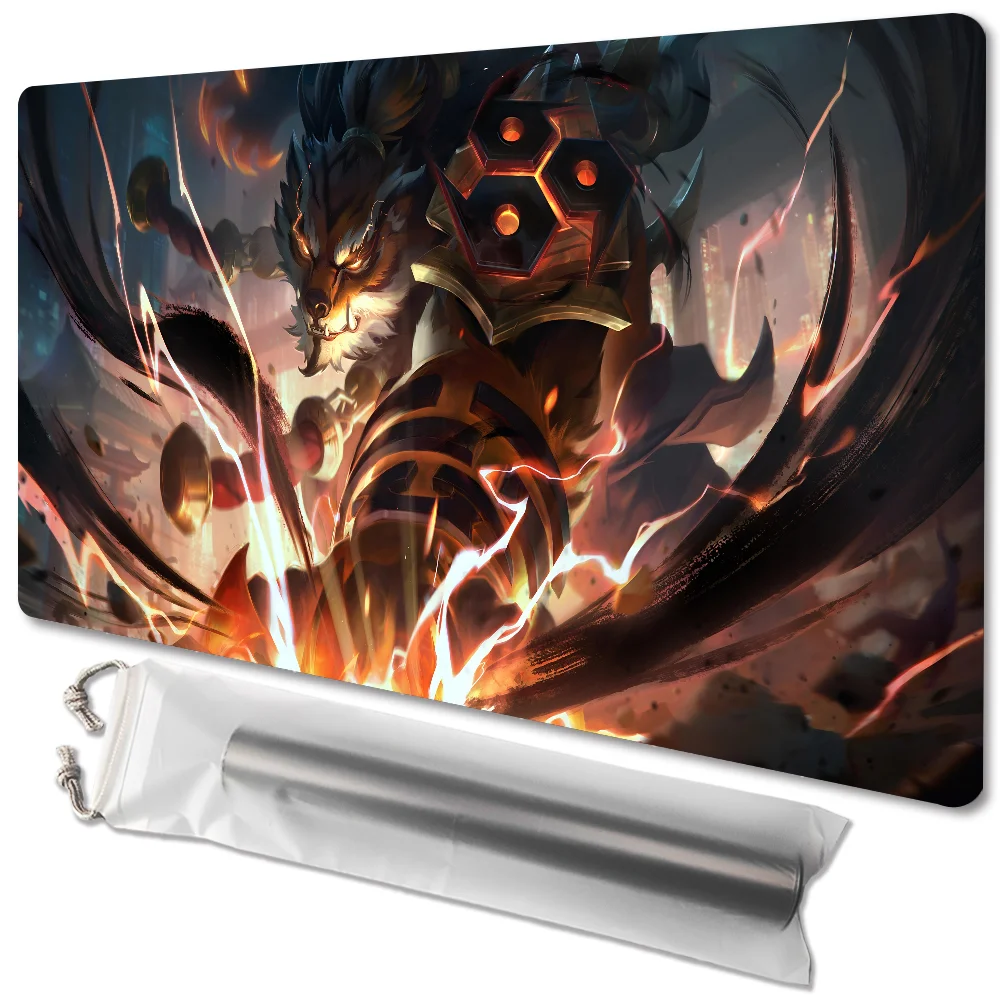 Game League of Legends Volibear Mousepad Large Gaming Mouse Pad  LockEdge Thickened Computer Keyboard Table Desk Mat