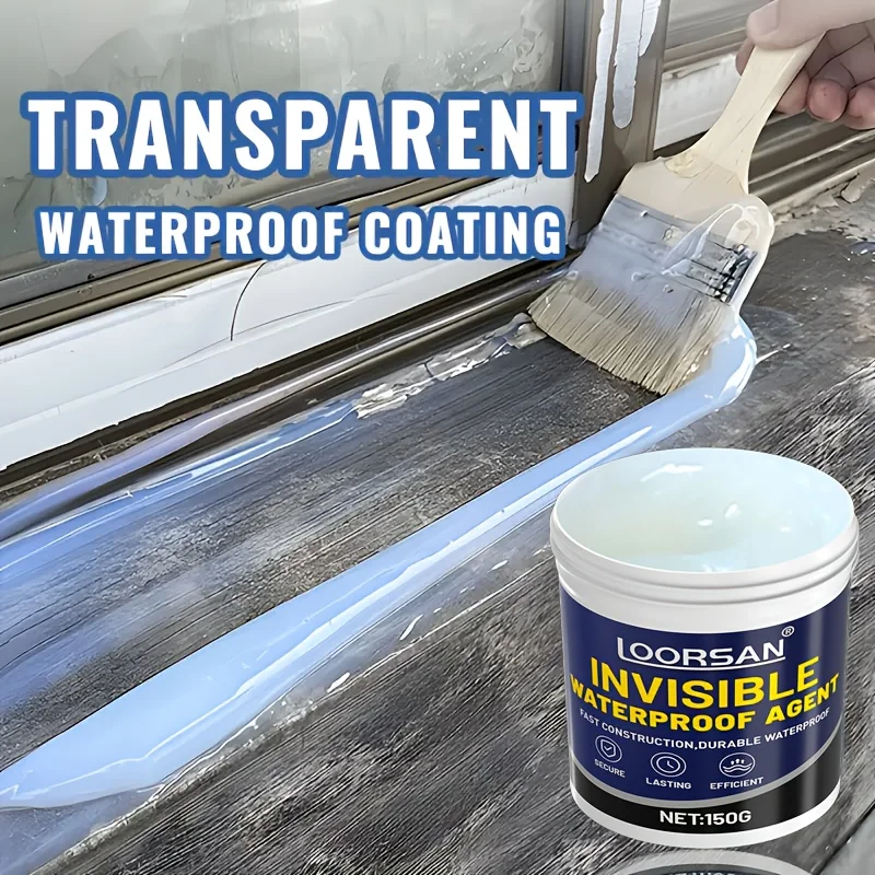 Selante Invisível Ultra-Forte e Impermeável para RVs - Adesivo Transparente para Reparos, Ideal para Uso Interno e Externo