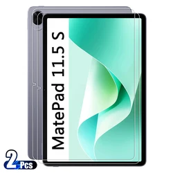 2PCS For Huawei MatePad 11.5 S 2024 Tempered Glass Screen Protector 11.5 Inch 9H Tablet HD Anti-Scratch Protective Film