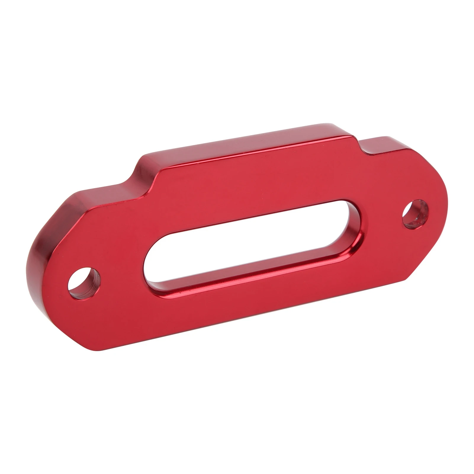 Aluminum Fairlead Car Hawse Fairlead 124mm/4.9in Load 2500‑4000lbs Red Maintenance Replacement for Winches Winch Rope Fairlead