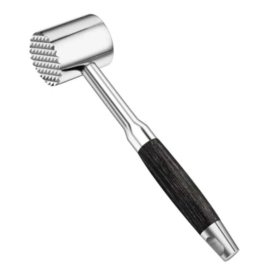 

Lever LaborSaving 304 StainlessSteel Meat Tenderizer Mallet for Tenderizing Chicken Beef Pork in Kitchen Cooking and Meal Prepa