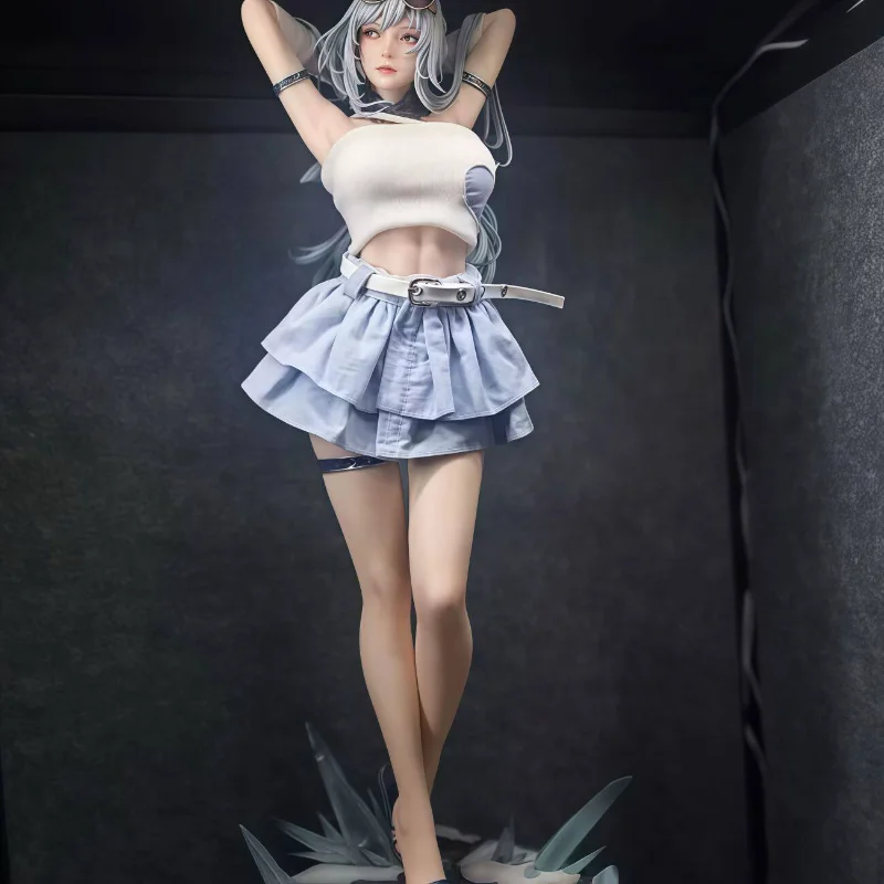 

Valkyrie swimsuit mirror stream beautiful woman game anime model statue gift chassis collection ornament
