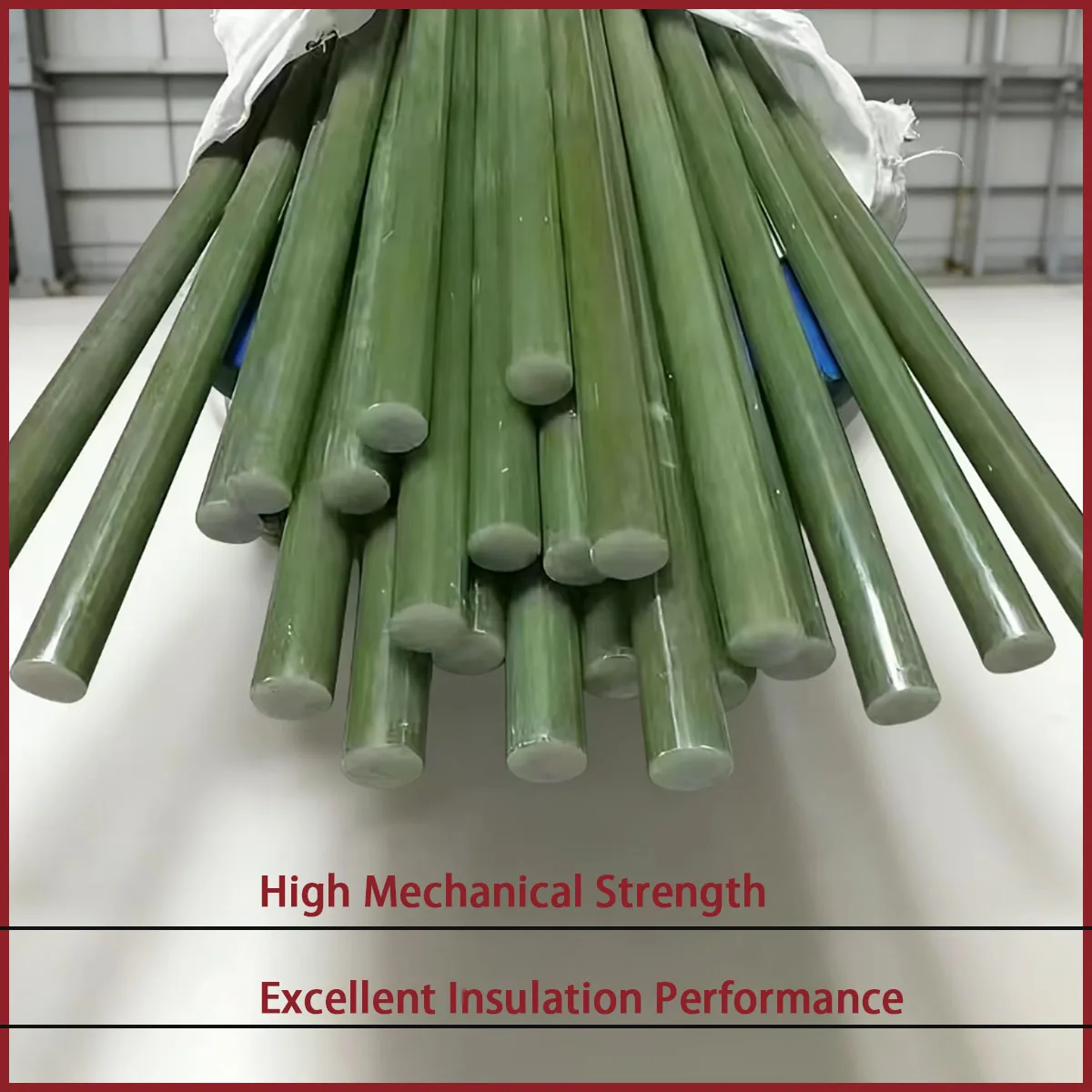 Solid epoxy resin rod with a diameter of 6-45mm is used in machinery, electronics, chemical industry, etc