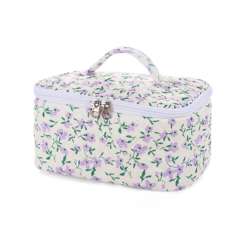 

Toiletry Bag Large Capacity Travel Bag Portable Bag Floral Design For Gift Idea Daily Use Travel