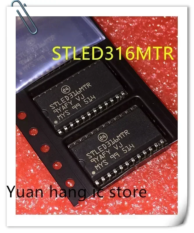 

Free Shipping 10pcs STLED316SMTR STLED316MTR STLED316S STLED316 SOP-24 LED scan controller new original