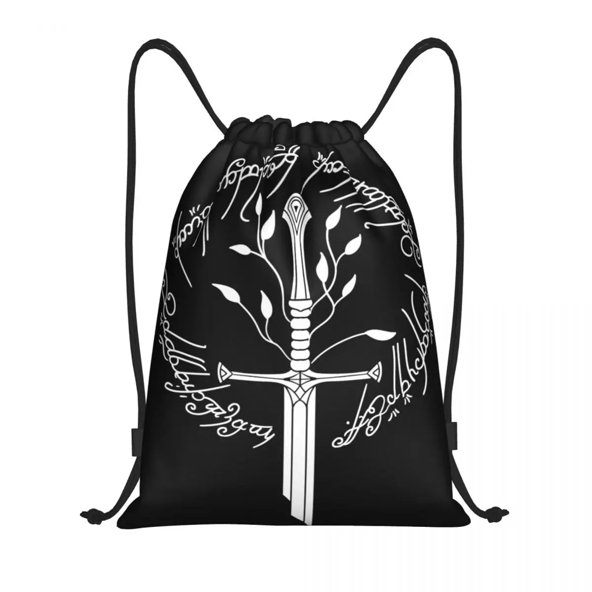 

Lord Of The Ring Multi-function Portable Drawstring Bags Sports Bag Book Bag For Travelling