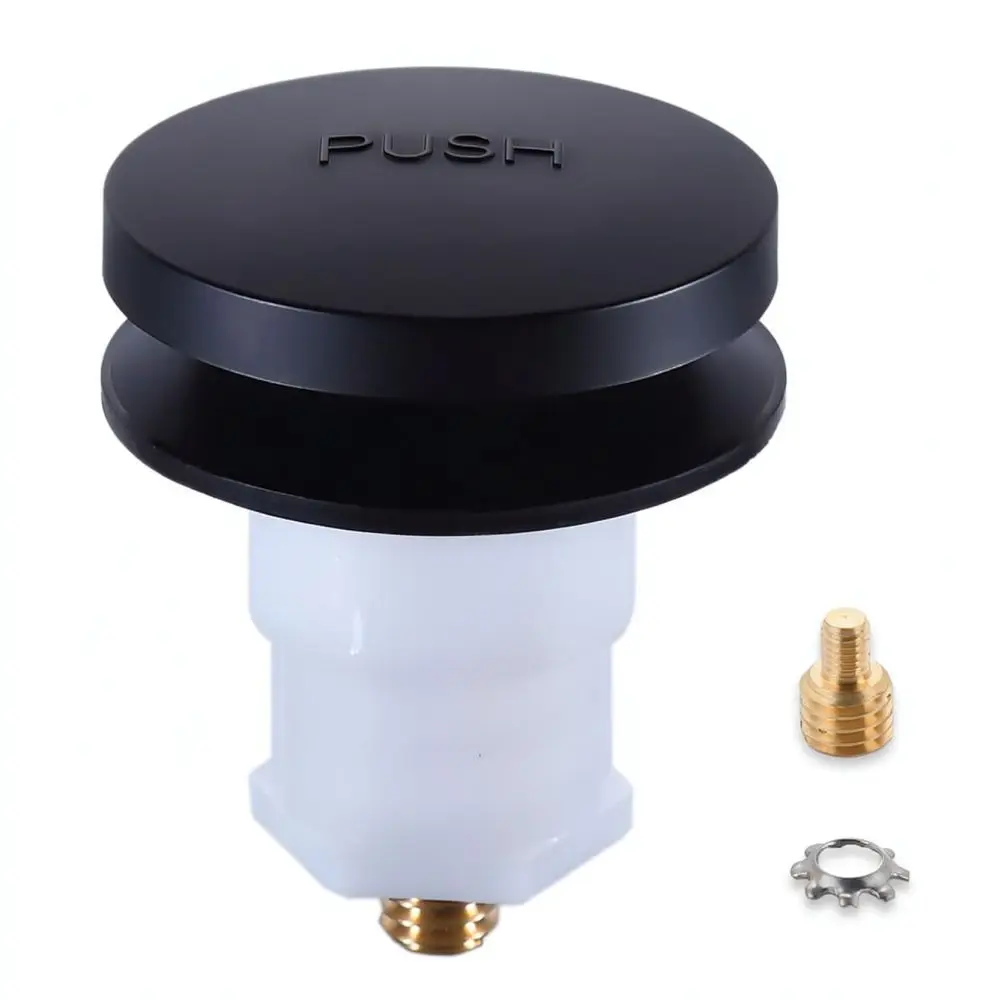 Convenient Bathtub Drain Stopper Push Button Bounce Plug Copper Core Sink Waste Filter Fit For Kohler 1068204 Tub Fitting