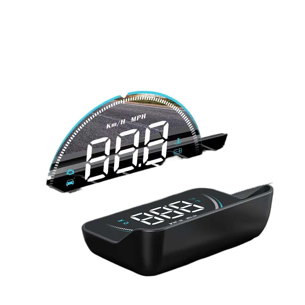 

U1 OBD2 Meter Speedometer Water Temp Turbo RPM Car Accessories HUD Head up Display