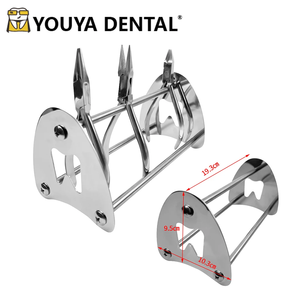 

Dental Pliers Stand Holder for Orthodontic Pliers Forceps Scissors Place Dentist Forceps Rack Mount Stainless Steel Holders