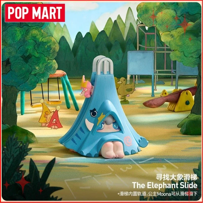 بوب مارت 1001 أقمار أين الفيل الشريحة سلسلة صندوق أعمى أنيمي الشكل حلية جمع هدايا عيد الميلاد