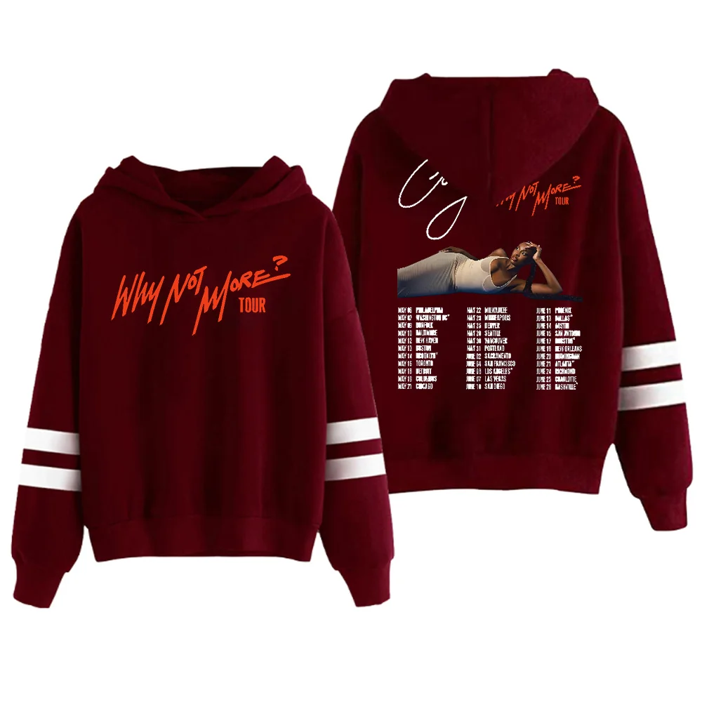 كوكو جونز لماذا لا مزيد من جولة البلوز هودي عارضة الأزياء جيب هوديس للجنسين بلوزات الهيب هوب هودي مضحك الملابس