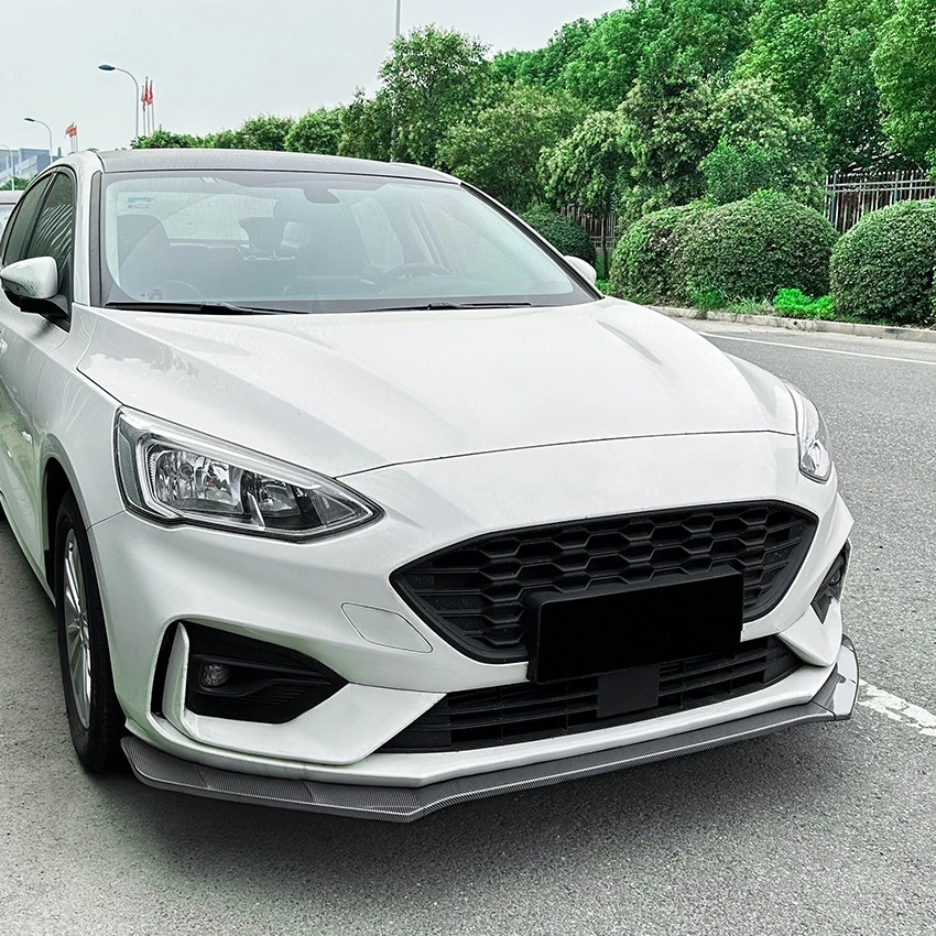 For Ford Focus ST ST-line MK4 MK4.5 C519 2018-2024 Front Bumper Lip Chin Diffuser Body Kit Spoiler Deflector Tuning Accessories