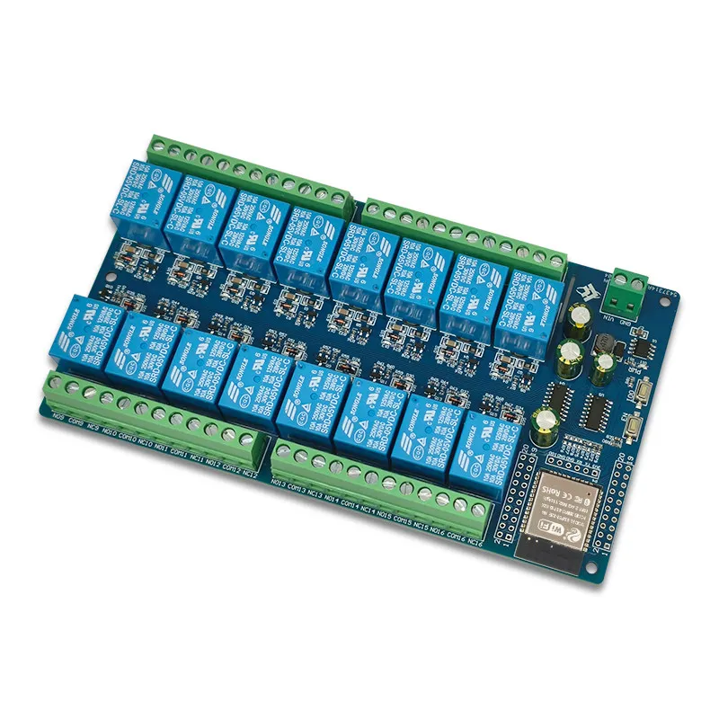 DC5V Power Supply ESP32 16 Channel Relay Module Development Board ESP32-WROOM Secondary Development