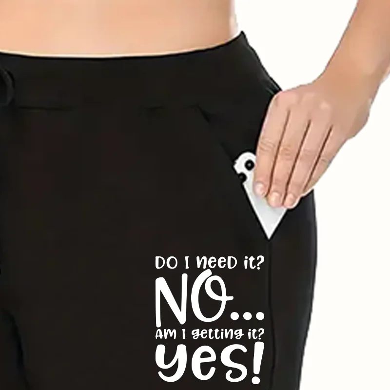 هل أحتاج ذلك لا... هل أحصل ذلك نعم! بنطال رياضي مطبوع، سروال الركض، سروال الركض للخريف/الشتاء #5