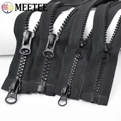Meetee 2/4M 5 #8 # nastro con cerniera in resina alfabeto speciale continuo Zips rotolo con cerniere estrattore cursore per la decorazione dell'abbigliamento Zip
