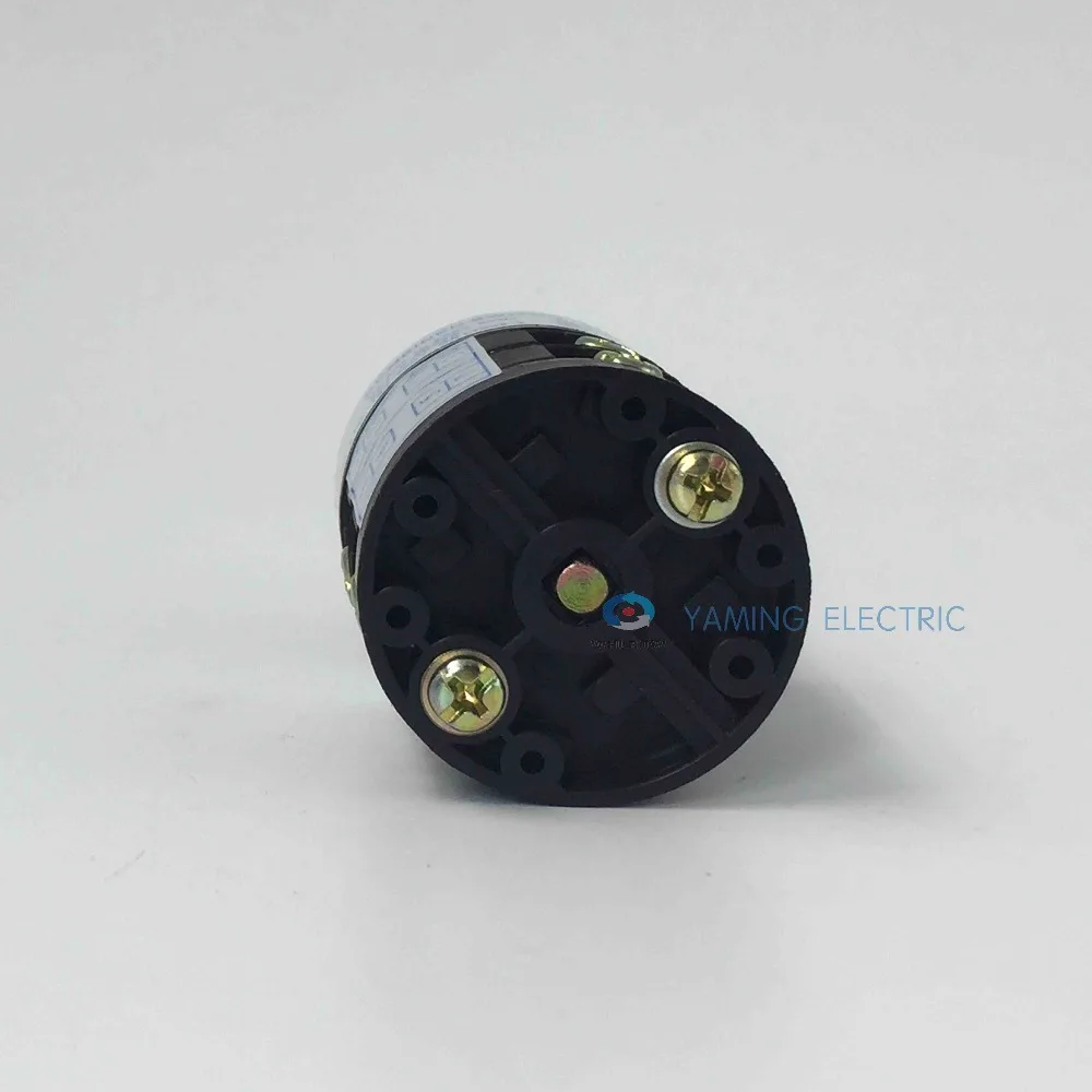 HZ5B-20/2 Series Electric Motor Rotary Cam Switch 20A Two Poles Changeover Selector Silver Contact