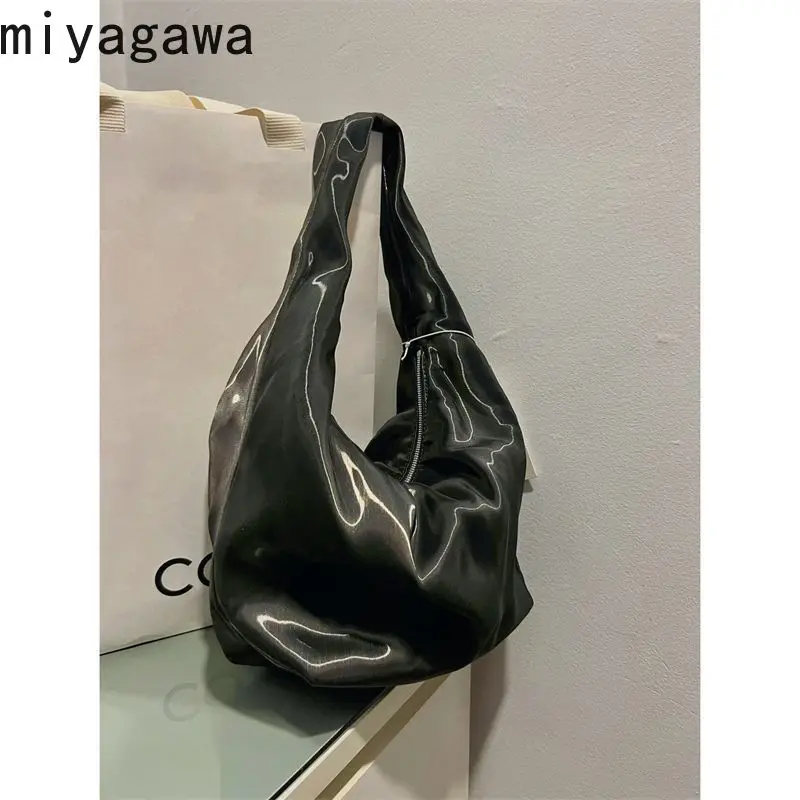 Miyagawa corea 2023 autunno/inverno nuova borsa ascellare monospalla ad alta capacità borsa causale portatile di moda per le donne