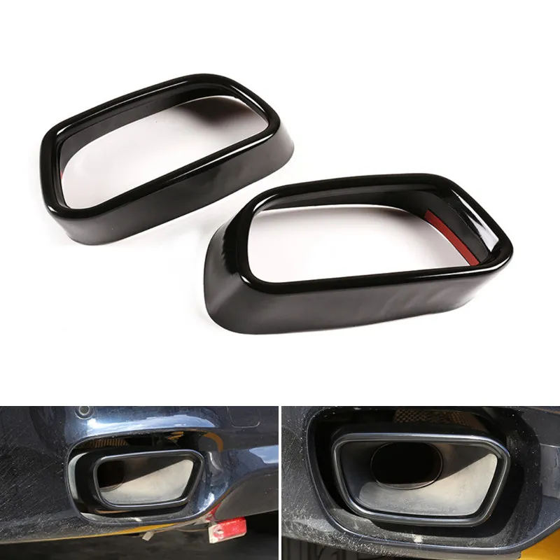 Stainless Steel For BMW X5 F15 X6 F16 2015 2016 2017 2018 M Sports Car Accessories Tail Muffler Exhaust Pipe Output Cover Trim