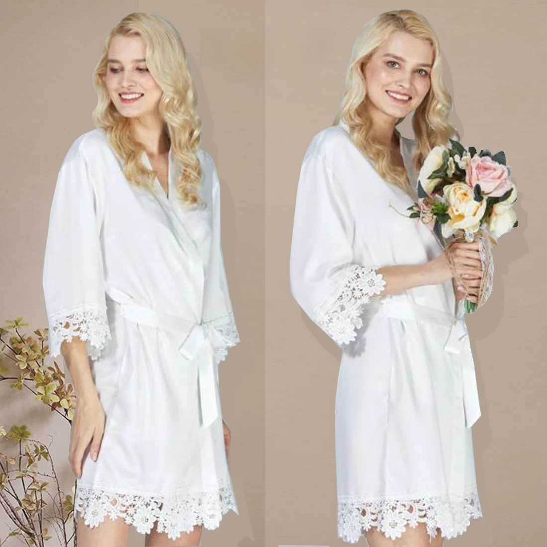 

plus Size Bridal Robe 200 Pou White Lace Maids eup Robe Light Blue Spwear Autumn Home Clothes Women's Pyjamas