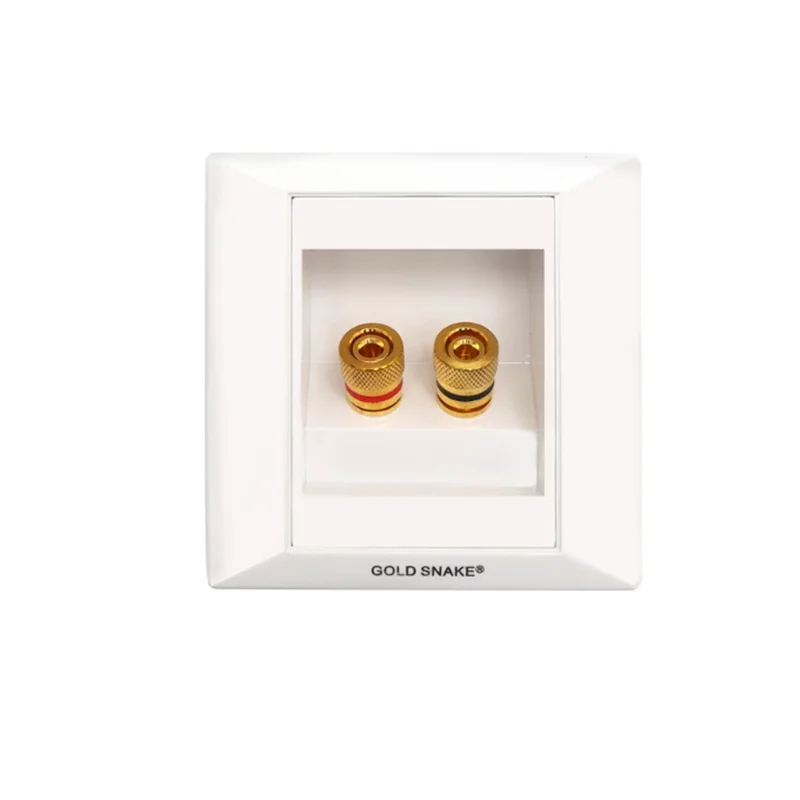 86 type genuine Snake King audio panel, 2-position speaker junction box, banana socket, terminal post, wall speaker socket