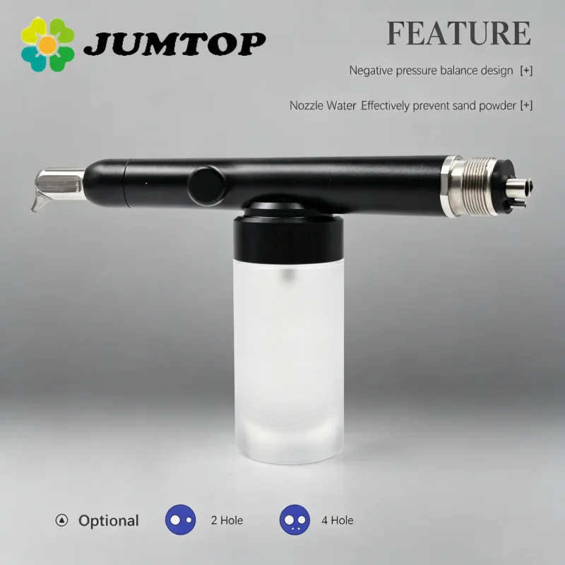 

JUMTOP 2-в-1: Стоматологический воздушно-абразивный полировщик с водяным распылителем, микробластер на основе оксида алюминия, пескоструйный пистолет для микротравления