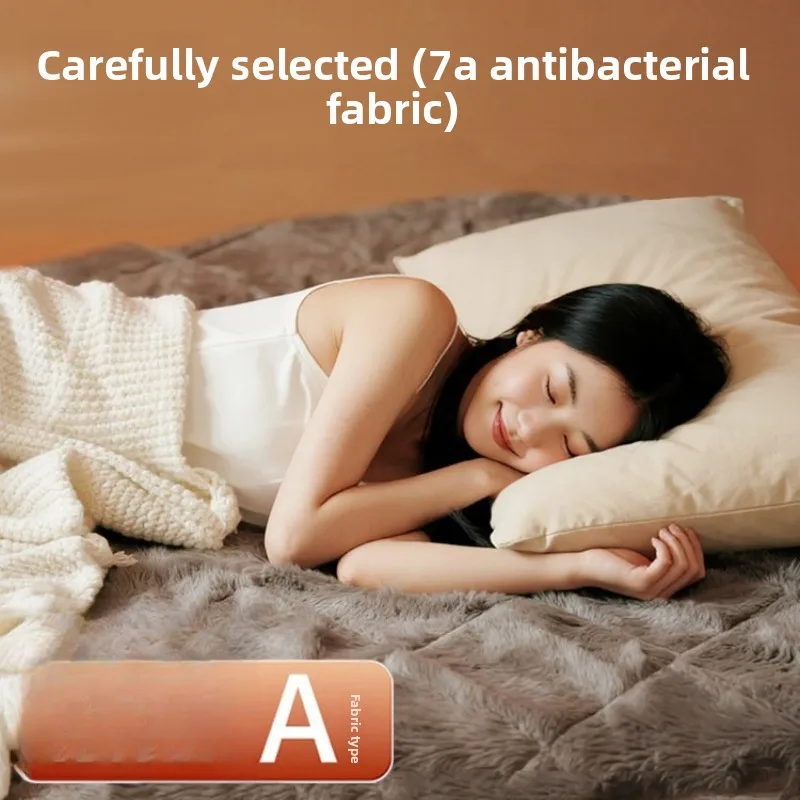 Lamb Wool Graphene Electric Blanket Smart Timer Zone Temperature Control Single Double Safe Heated Blanket Auto Power-off