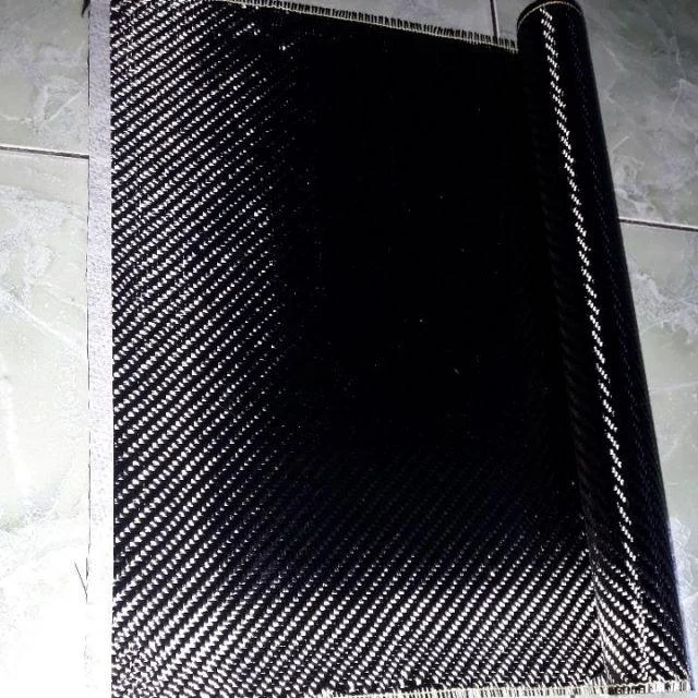 

3K 200gsm 2x2 twill Real Carbon Fiber Cloth Carbon Fabric 40inch / 100cm width