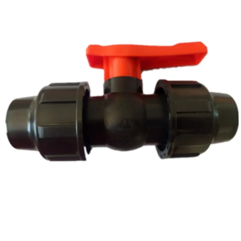 

Irrigation valve to PE pipe connector Easy to connect ball valve