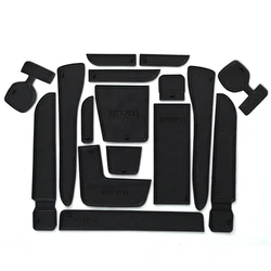 Anti-Slip Gate Slot Mat For Toyota Wish 20 Series Non-Slip Door Groove Pad Rubber Coaster Auto Interior Accessories