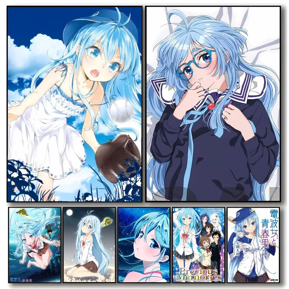 Anime G-Ground Control to Psychoelectric Girl Poster Trendy Aesthetic Wall Art Poster for Dorm Room Bedroom Decor