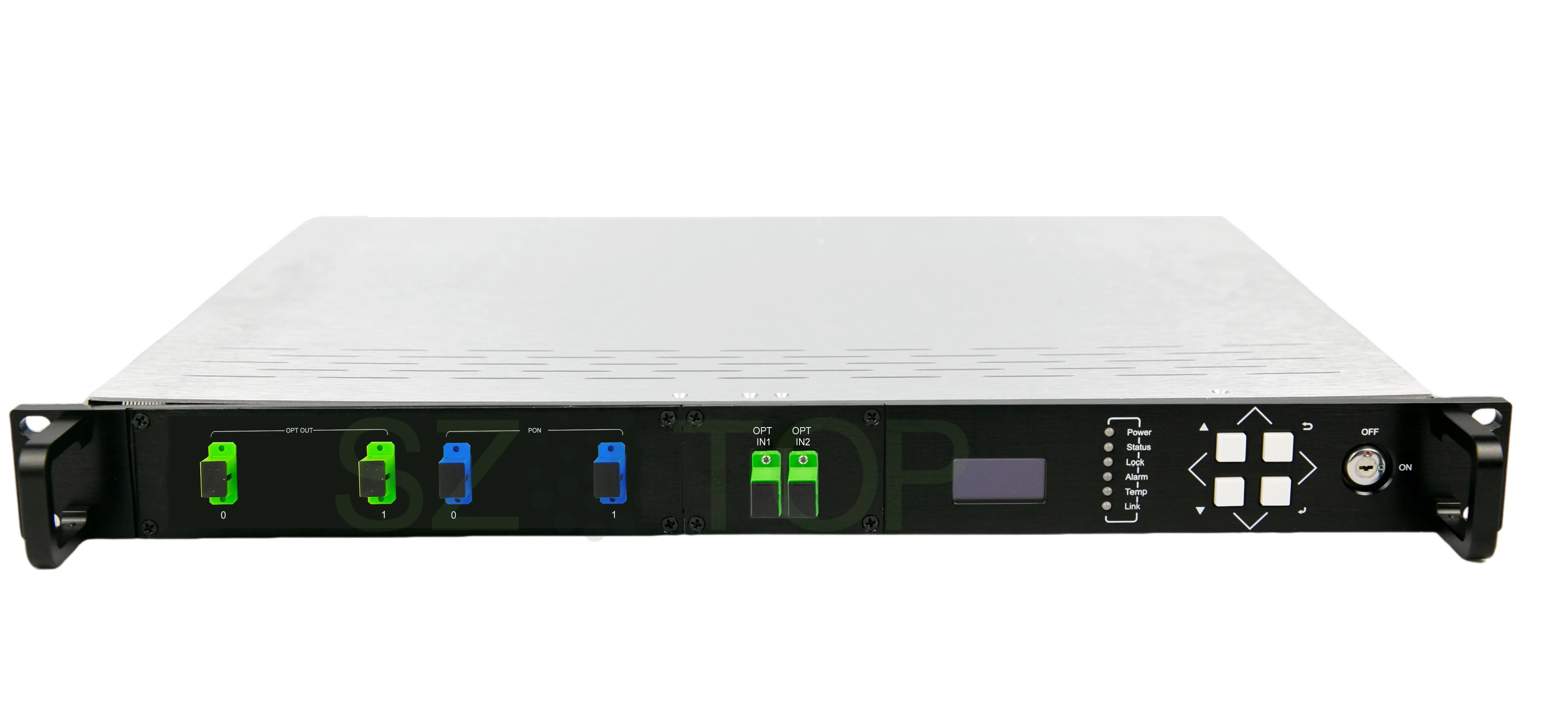 

1U 2-портовый EDFA 17/18/19/20/21/22/23/24 dbm оптический усилитель CATV WDM 1550nm выход мини оптический усилитель