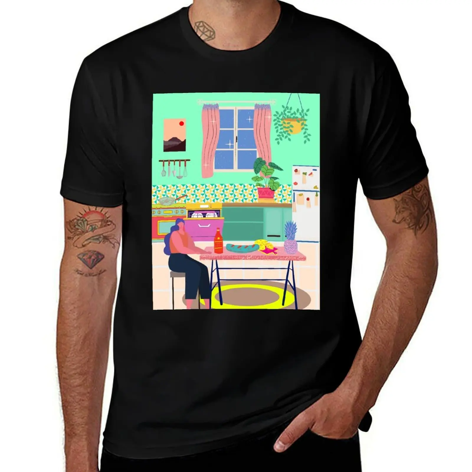 Paradise House Kitchen T-Shirt Quick Dry Travel T-Shirt
