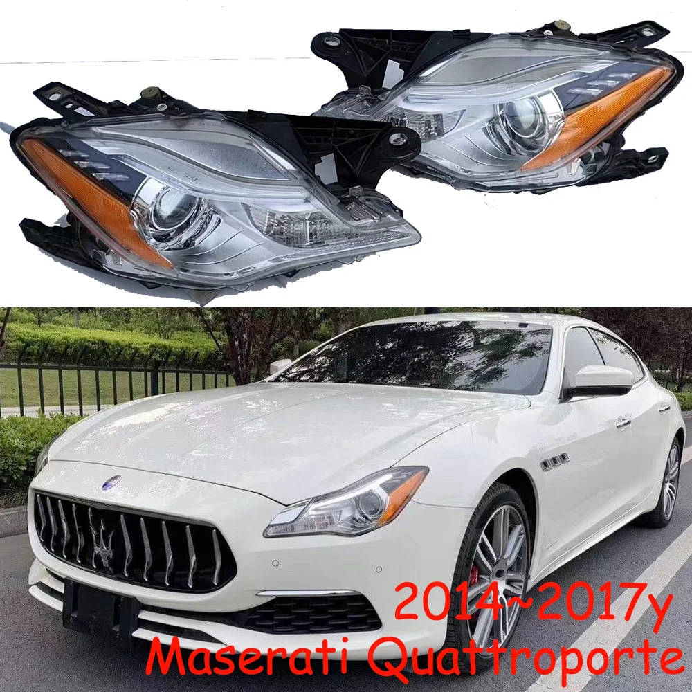 

car accessories bupmer head light for Maserati Quattroporte headlight 2014~2017y daytime light fog for Quattroporte taillight