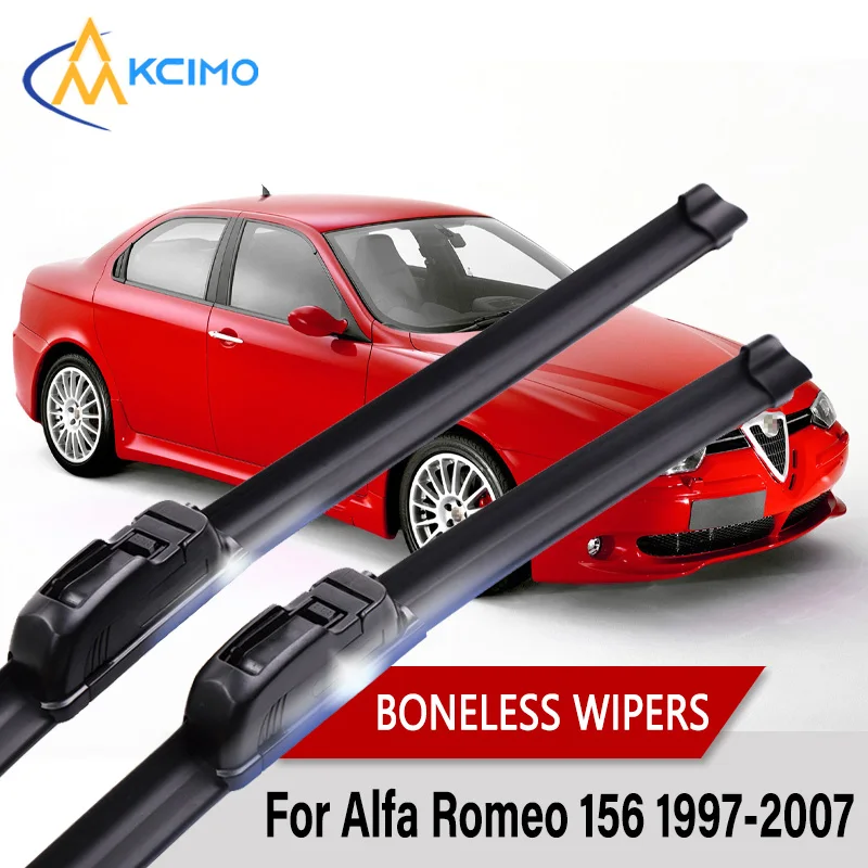 

Car Wiper For Alfa Romeo 156 1997-2007 Wiper U-type Soft Rubber Boneless Wiper HD Quiet Durable Automotive Wiper 22"+20"