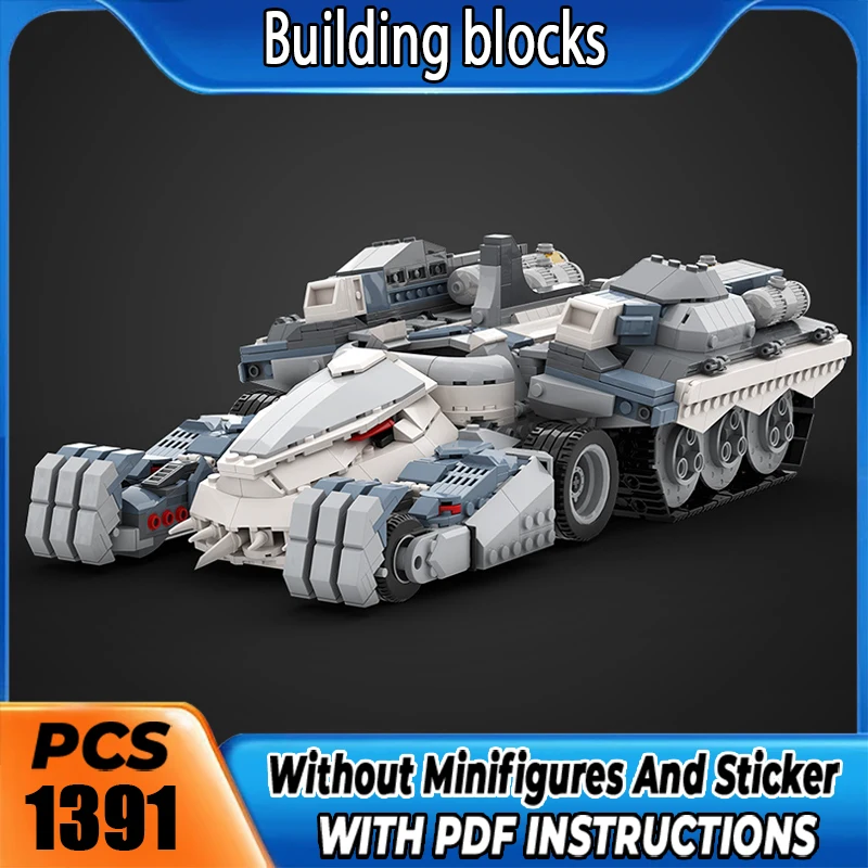 Exquisite Building Blocks Future Heavy Combat Vehicle Games Educational Toy for Kid Holiday Gift Christma Toy DIY Assembly Set