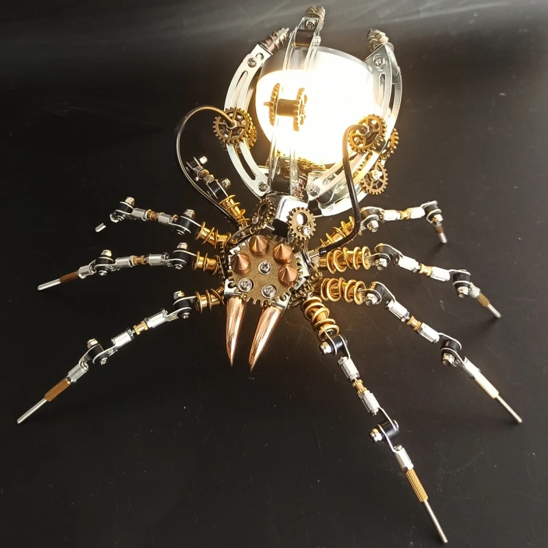 3D Mechanical Wasp Metal Insects Model Building Kit For Kids Spider Octopus DIY Assembly Toy Teens Adults Christmas Gift