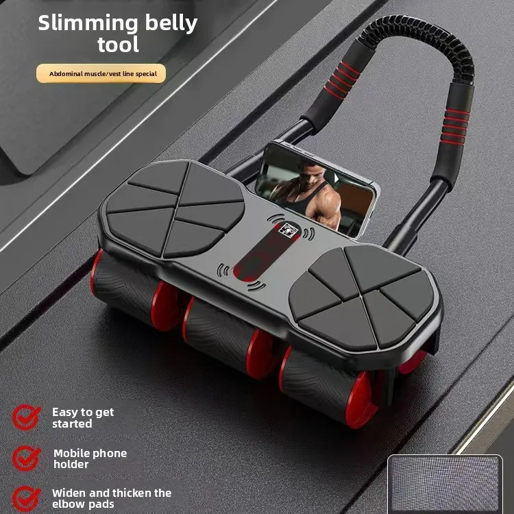 Home Home Fitness Abdominal Wheel Automatic Rebound Muscle Training Tool for Men and Women, Home Use Abdominal Curler, Ab Rollers - Aliexpress Deal